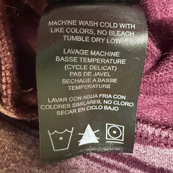 KÜHL Piper Cowl Neck Women’s Large Burgundy Stripe Knit Pullover - Picture 7 of 12